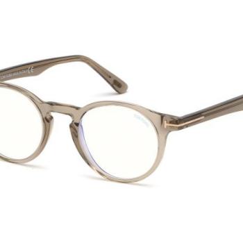 Tom Ford FT5557-B 045 L (48) Barna Unisex Dioptriás szemüvegek kép