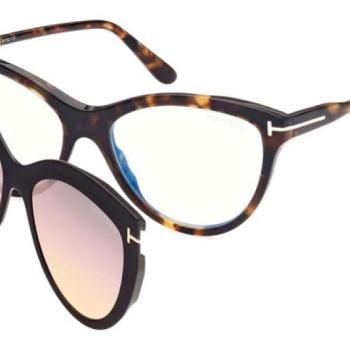 Tom Ford FT5772-B 052 ONE SIZE (55) Havana Férfi Dioptriás szemüvegek kép