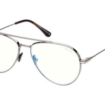 Tom Ford FT5800-B 008 ONE SIZE (56) Ezüst Unisex Dioptriás szemüvegek kép