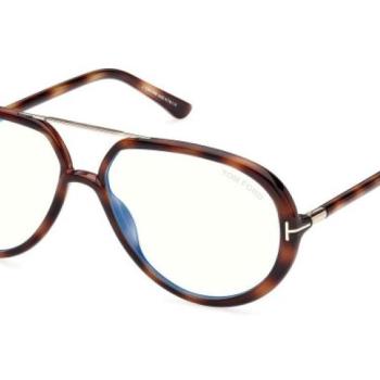 Tom Ford FT5838-B 053 ONE SIZE (57) Havana Unisex Dioptriás szemüvegek kép