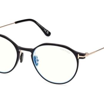Tom Ford FT5866-B 002 ONE SIZE (52) Fekete Unisex Dioptriás szemüvegek kép