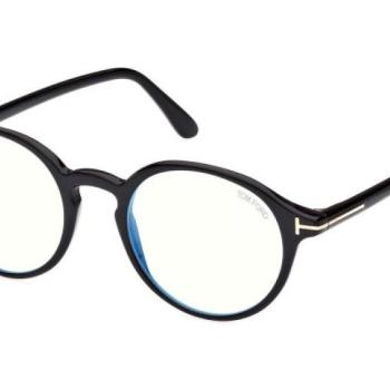 Tom Ford FT5867-B 001 ONE SIZE (49) Fekete Unisex Dioptriás szemüvegek kép