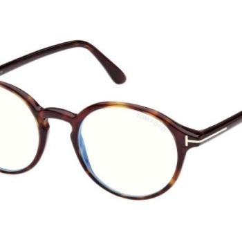 Tom Ford FT5867-B 052 ONE SIZE (49) Havana Unisex Dioptriás szemüvegek kép