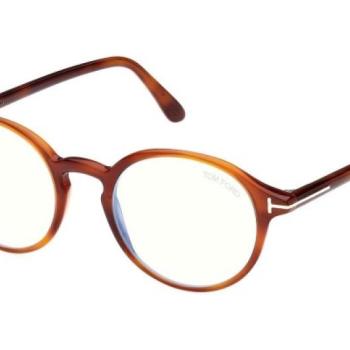 Tom Ford FT5867-B 053 ONE SIZE (49) Havana Unisex Dioptriás szemüvegek kép