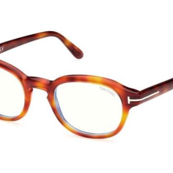 Tom Ford FT5871-B 053 ONE SIZE (49) Havana Női Dioptriás szemüvegek kép