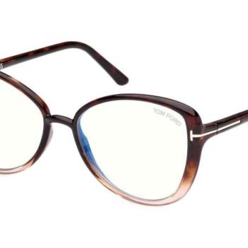 Tom Ford FT5907-B 056 ONE SIZE (55) Havana Férfi Dioptriás szemüvegek kép