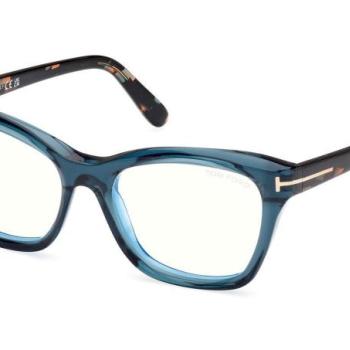 Tom Ford FT5909-B 092 ONE SIZE (53) Kék Férfi Dioptriás szemüvegek kép