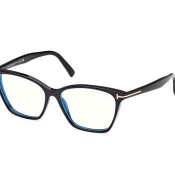 Tom Ford FT5949-B 001 ONE SIZE (56) Fekete Férfi Dioptriás szemüvegek kép