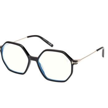 Tom Ford FT5952-B 001 ONE SIZE (54) Fekete Férfi Dioptriás szemüvegek kép