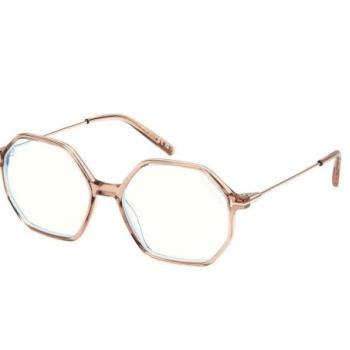 Tom Ford FT5952-B 045 ONE SIZE (54) Barna Férfi Dioptriás szemüvegek kép
