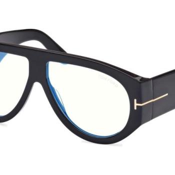 Tom Ford FT5958-B 001 ONE SIZE (60) Fekete Unisex Dioptriás szemüvegek kép