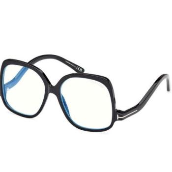 Tom Ford FT5968-B 001 ONE SIZE (54) Fekete Férfi Dioptriás szemüvegek kép