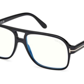 Tom Ford FT6058-B 001 ONE SIZE (58) Fekete Női Dioptriás szemüvegek kép