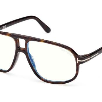 Tom Ford FT6082-B 052 ONE SIZE (57) Havana Női Dioptriás szemüvegek kép