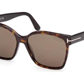 Tom Ford Iris 02 FT1312 52H Polarized ONE SIZE (56) Havana Férfi Napszemüvegek kép