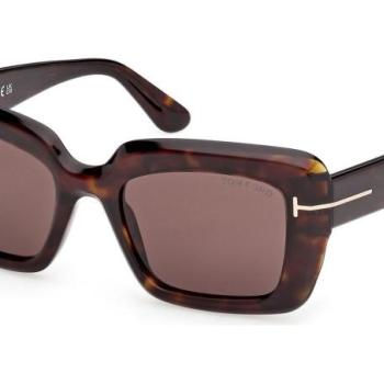 Tom Ford Leila 02 FT1318 52E ONE SIZE (52) Havana Férfi Napszemüvegek kép