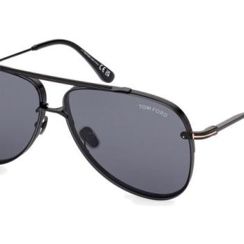 Tom Ford Leon FT1071 01A ONE SIZE (62) Fekete Női Napszemüvegek kép