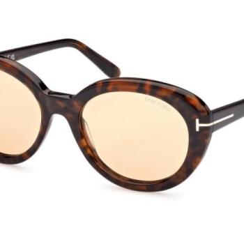 Tom Ford Lily FT1009 52E ONE SIZE (55) Havana Férfi Napszemüvegek kép