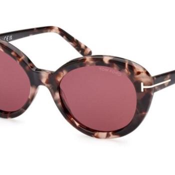 Tom Ford Lily FT1009 55Y ONE SIZE (55) Havana Férfi Napszemüvegek kép