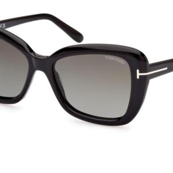 Tom Ford Maeve FT1008 01B ONE SIZE (55) Fekete Férfi Napszemüvegek kép