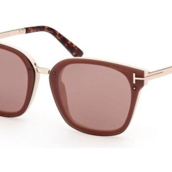 Tom Ford Philippa FT1014 25E ONE SIZE (68) Barna Férfi Napszemüvegek kép