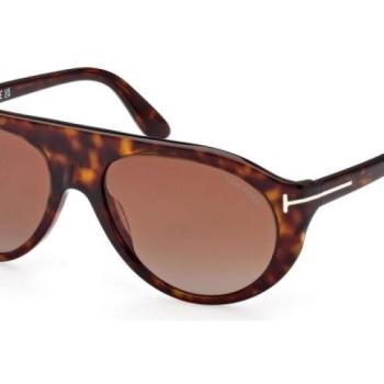 Tom Ford Rex FT1001 52F ONE SIZE (57) Havana Női Napszemüvegek kép