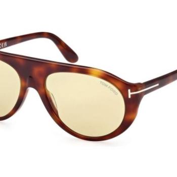 Tom Ford Rex FT1001 53E ONE SIZE (57) Havana Női Napszemüvegek kép