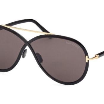 Tom Ford Rickie FT1007 01A ONE SIZE (65) Fekete Férfi Napszemüvegek kép