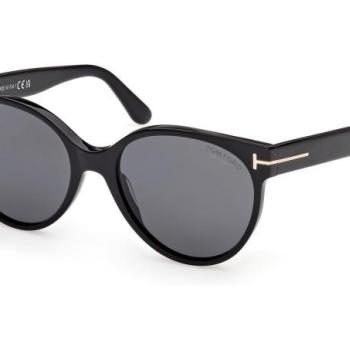Tom Ford Tallulah 02 FT1311 01D Polarized ONE SIZE (56) Fekete Férfi Napszemüvegek kép