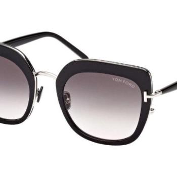 Tom Ford Virginia FT0945 05B ONE SIZE (55) Fekete Férfi Napszemüvegek kép