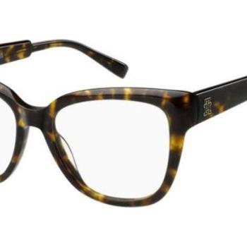 Tommy Hilfiger TH2209 086 ONE SIZE (53) Havana Férfi Dioptriás szemüvegek kép