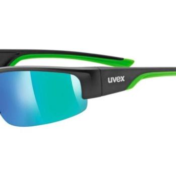 uvex sportstyle 215 Matte Black / Green S3 M (69) Fekete Unisex Napszemüvegek kép