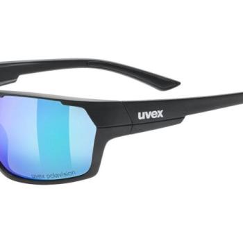 uvex sportstyle 233 P 2270 Polarized M (63) Fekete Unisex Napszemüvegek kép