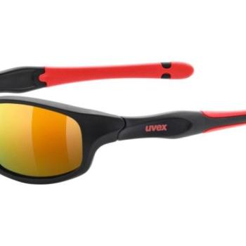 uvex sportstyle 507 Matte Black / Red S3 M (53) Fekete Gyermek Napszemüvegek kép