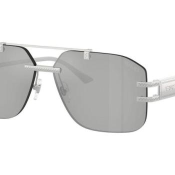 Versace VE2275 10008V Polarized ONE SIZE (60) Ezüst Női Napszemüvegek kép