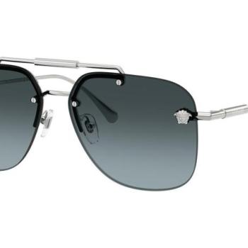 Versace VE2296 1000V1 ONE SIZE (60) Ezüst Férfi Napszemüvegek kép