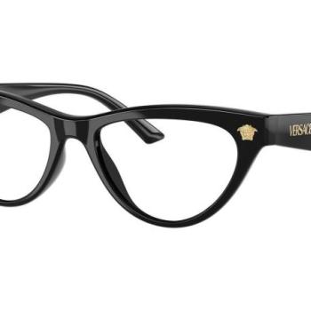 Versace VE3364U GB1 ONE SIZE (52) Fekete Férfi Dioptriás szemüvegek kép